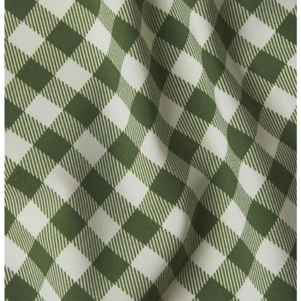 Tory Burch Green Gingham Hipster Bikini Bottoms